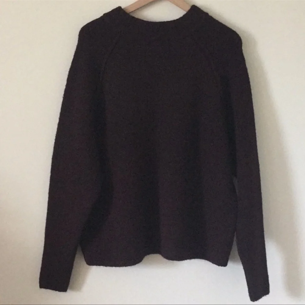 Free People Pullover Oversized Sweater | Eggplant